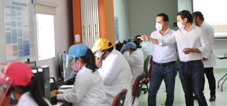 Monitorea el Gobernador Mauricio Vila el rastreo vía mensajes y llamadas para prevenir la propagación del Coronavirus
