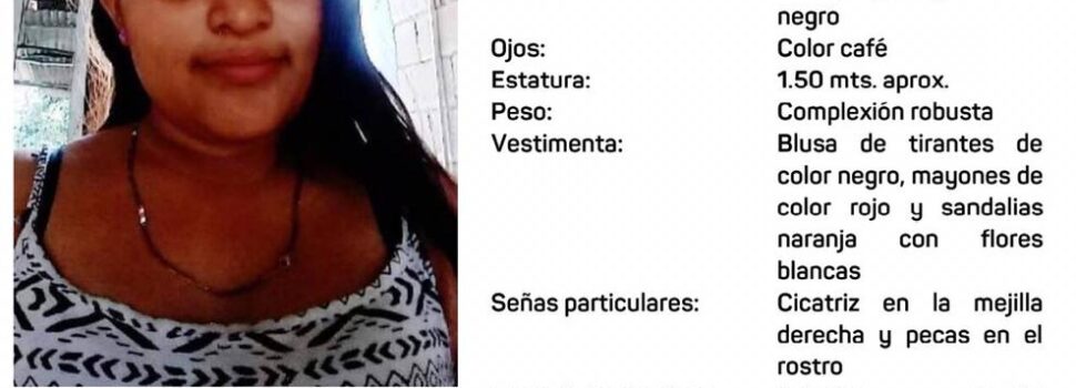 Buscan a adolescente de 13 años en Yucatán