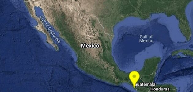 Reportan sismo de 5.3 grados en Huixtla, Chiapas
