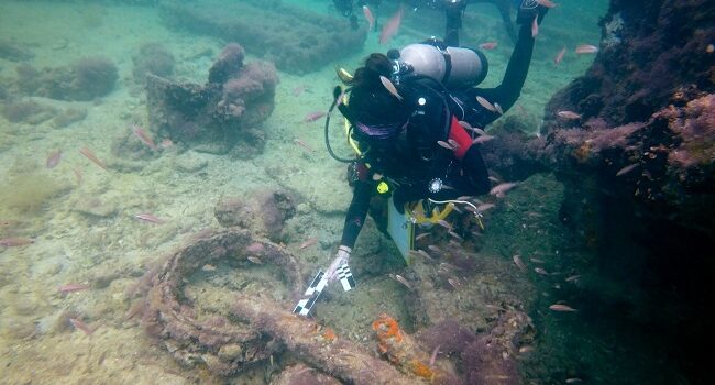 INAH haya el primer vestigio de barco que traficaba con esclavos mayas, está en Sisal