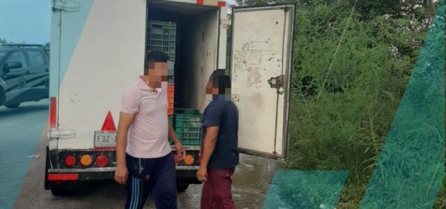 Los sorprenden arrojando pescado podrido en la vía pública