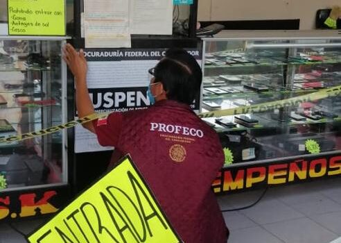 Profeco suspende casa de empeños en el sur de Mérida