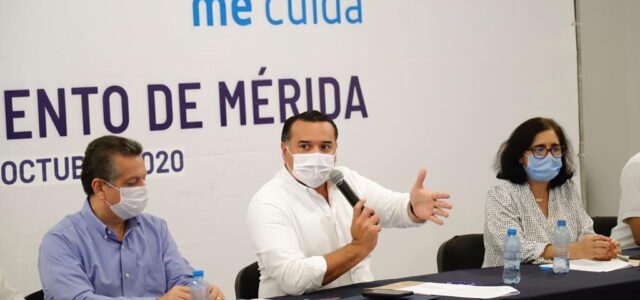 Renán Barrera y especialistas buscarán solución, para zonas de riesgo de inundaciones
