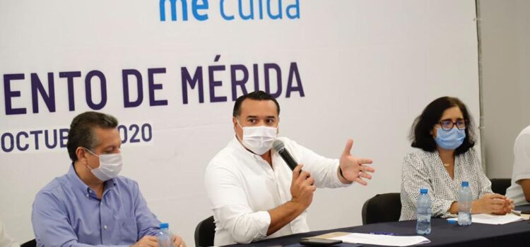Renán Barrera y especialistas buscarán solución, para zonas de riesgo de inundaciones