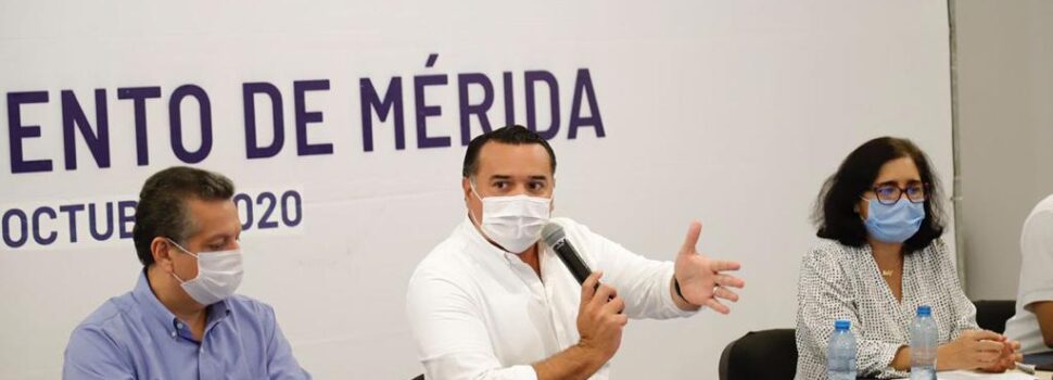 Renán Barrera y especialistas buscarán solución, para zonas de riesgo de inundaciones