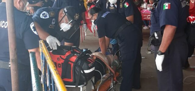 Fallece abuelito que sufrió un infarto en el mercado San Benito