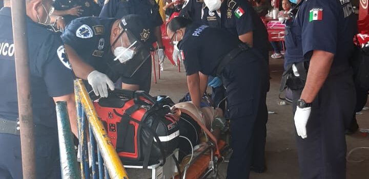 Fallece abuelito que sufrió un infarto en el mercado San Benito