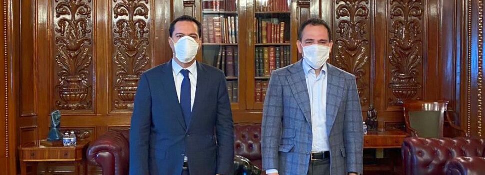 Mauricio Vila se reúne con el titular de la Secretaría de Hacienda y Crédito